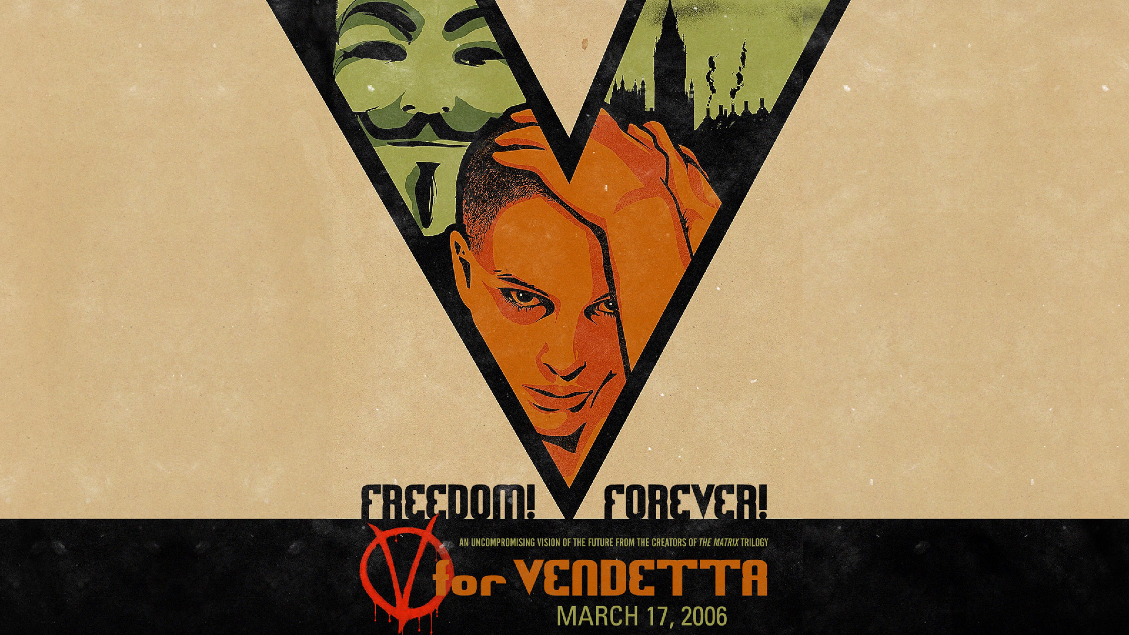 Imagens V for Vendetta 3840x2160
